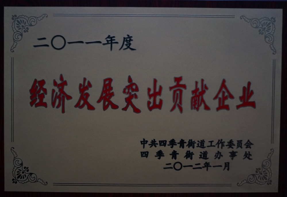 2001年经济发展突出贡献企业